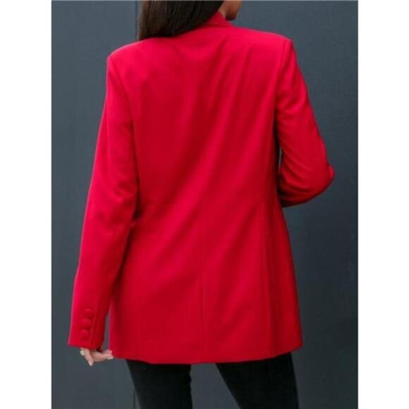 Double-Breasted Long Sleeve Blazer - Picture 14 of 15